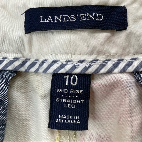 Lands’ End floral cropped pants - Picture 3 of 11